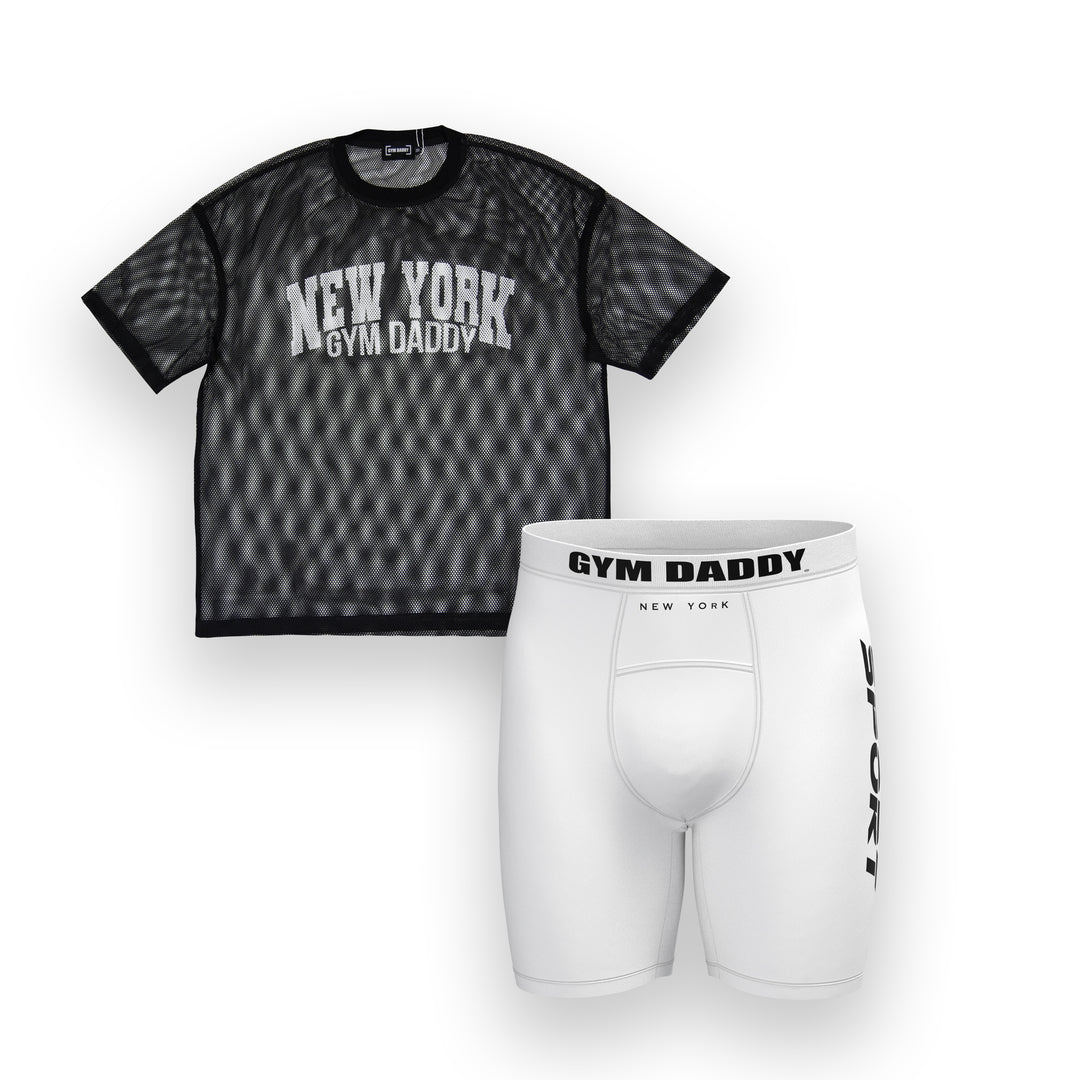 MICRO-MESH TECH JERSEY + UP! SHORT – GYM DADDY SPORT