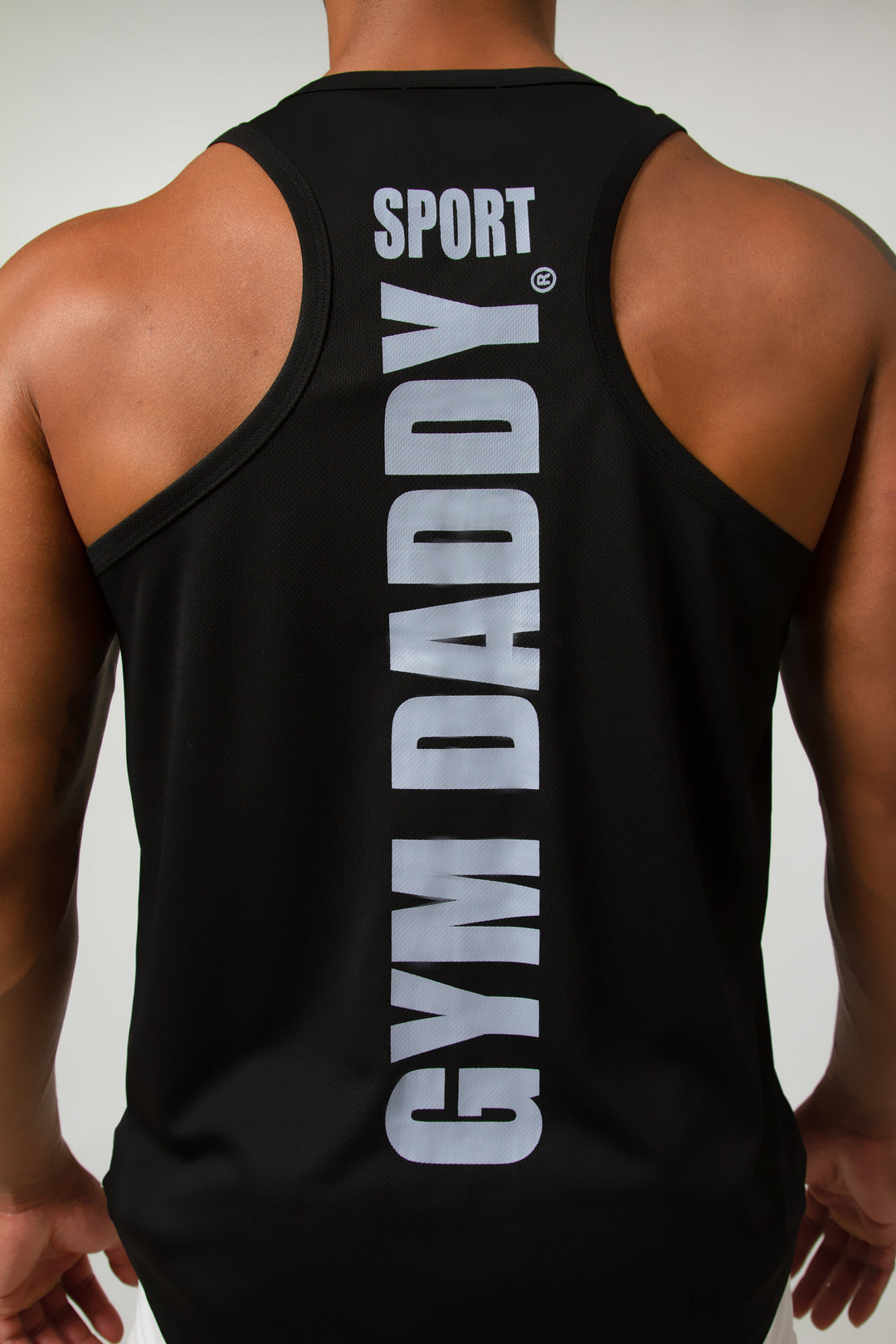 GYM DADDY®  A/C TECH MUSCLE TANK [BLACK]