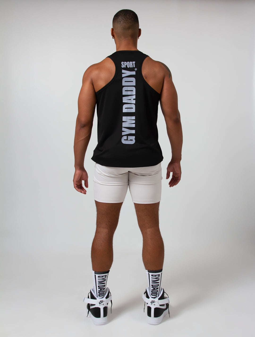 GYM DADDY®  A/C TECH MUSCLE TANK [BLACK]